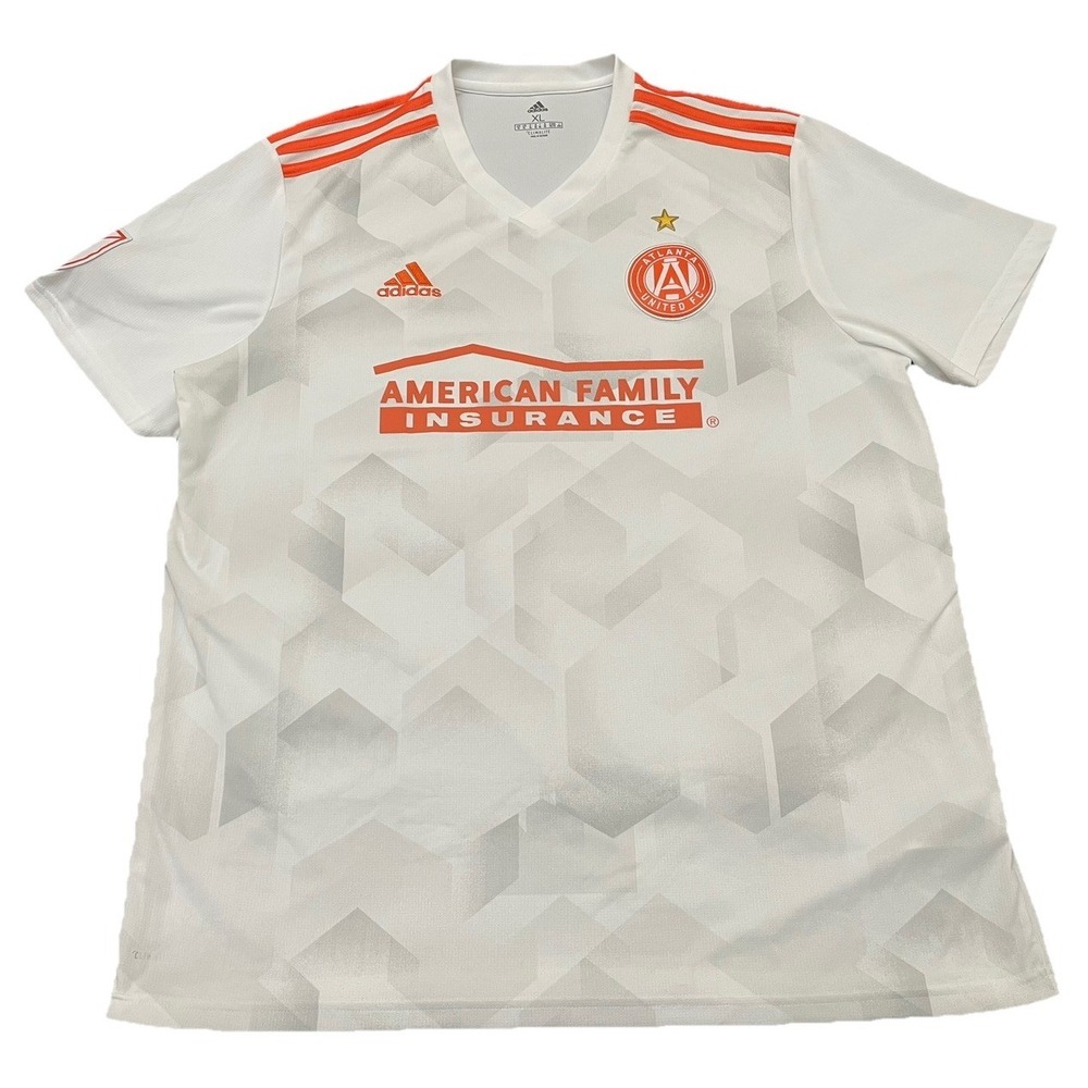 Adidas Atlanta United FC King Peach Away Jersey XL White Orange CD3631 MLS Shirt
